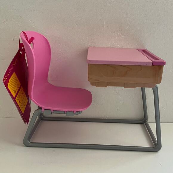 Our Generation Flying Colors Classroom School Desk for 18" Dolls Pink NWT - Picture 1 of 12